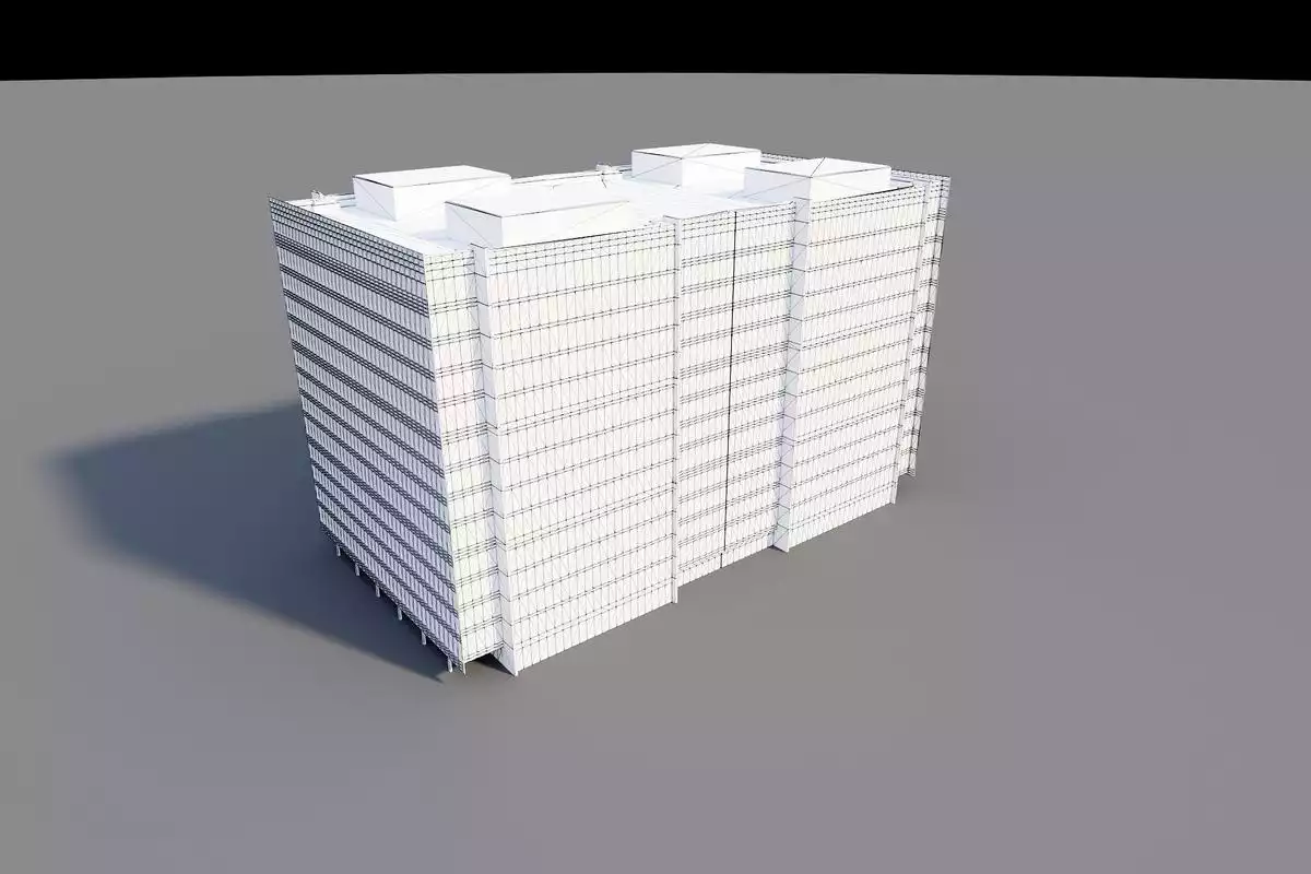 3D Commercial Exterior rendering